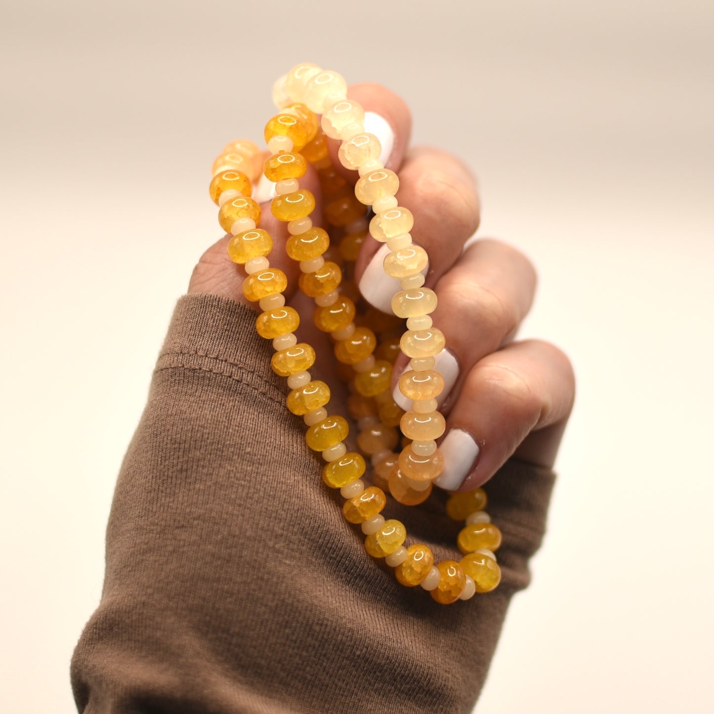 21" Apricot Honey Necklace