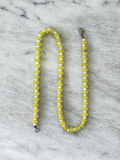 18" Key Lime Pie Necklace