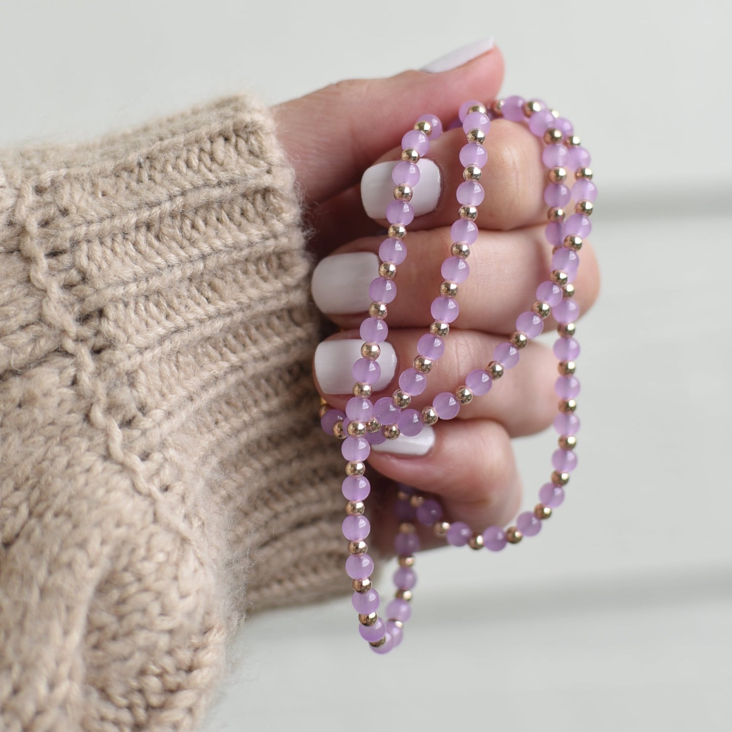 28" Lavender Necklace
