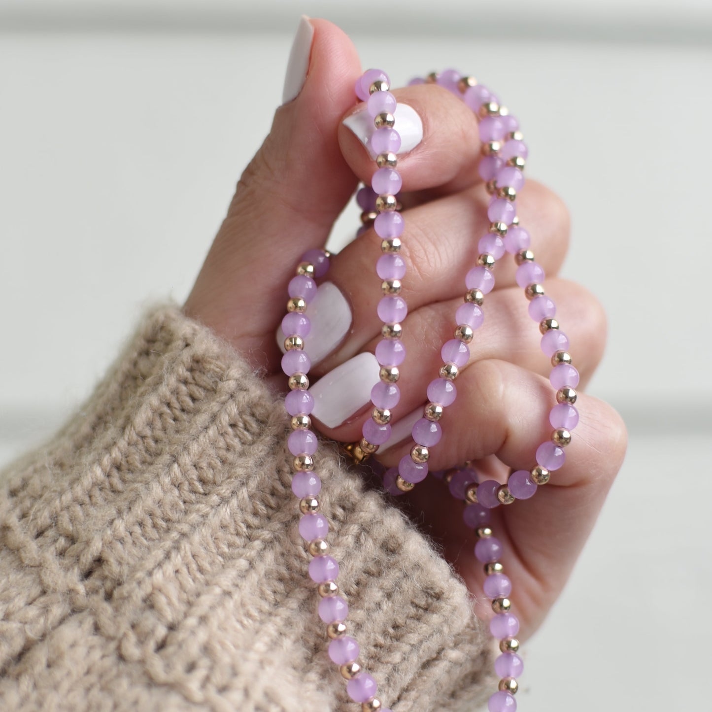 28" Lavender Necklace